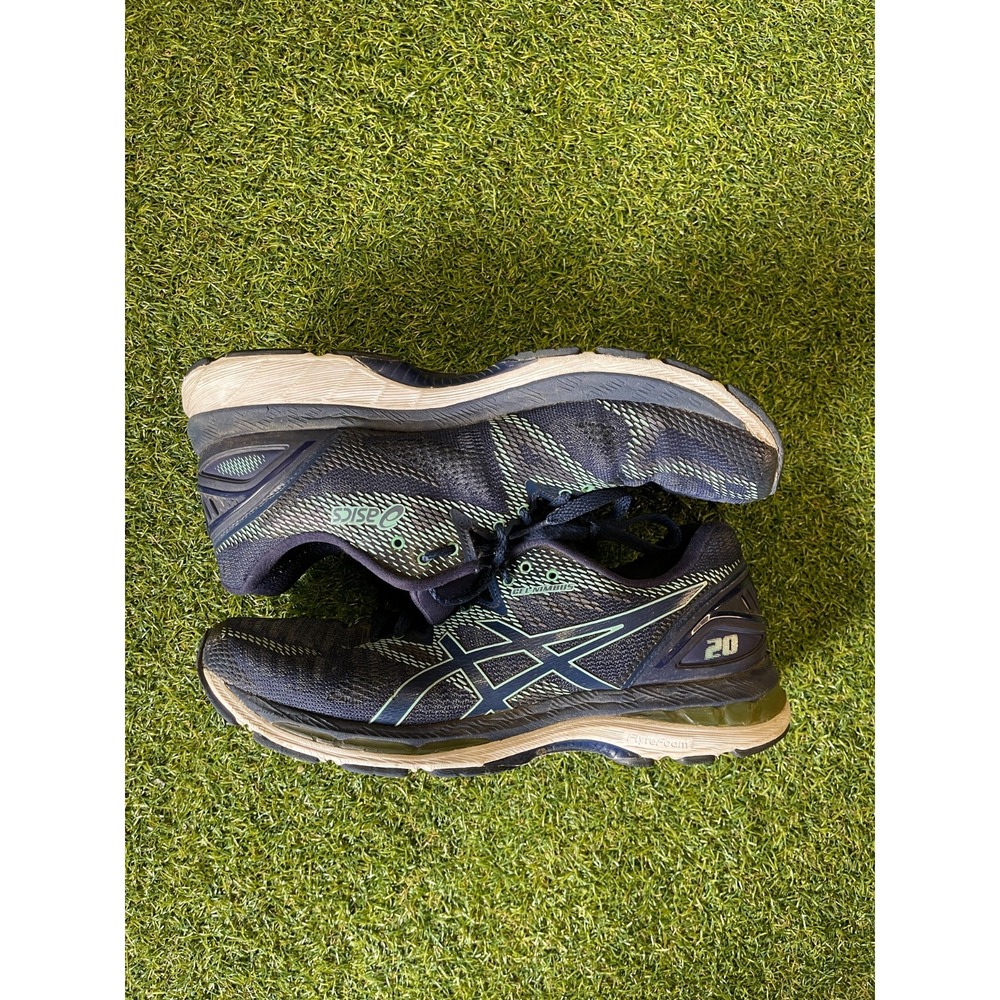 Asics Gel-Nimbus 20 Men US 11 Running Shoes Blue Indigo Low Top Athletic Sneaker